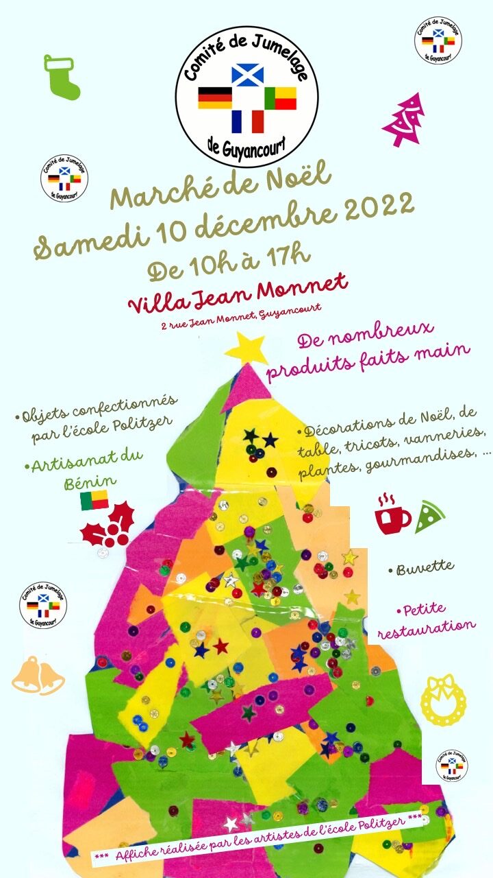 Affiche Marché de Noël 2022