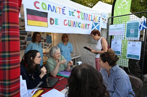 Stand du Comité de Jumelage lors de la fête des associations